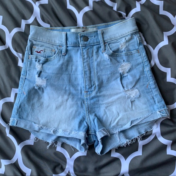 Hollister Pants - Distressed Hollister High Waisted Shorts